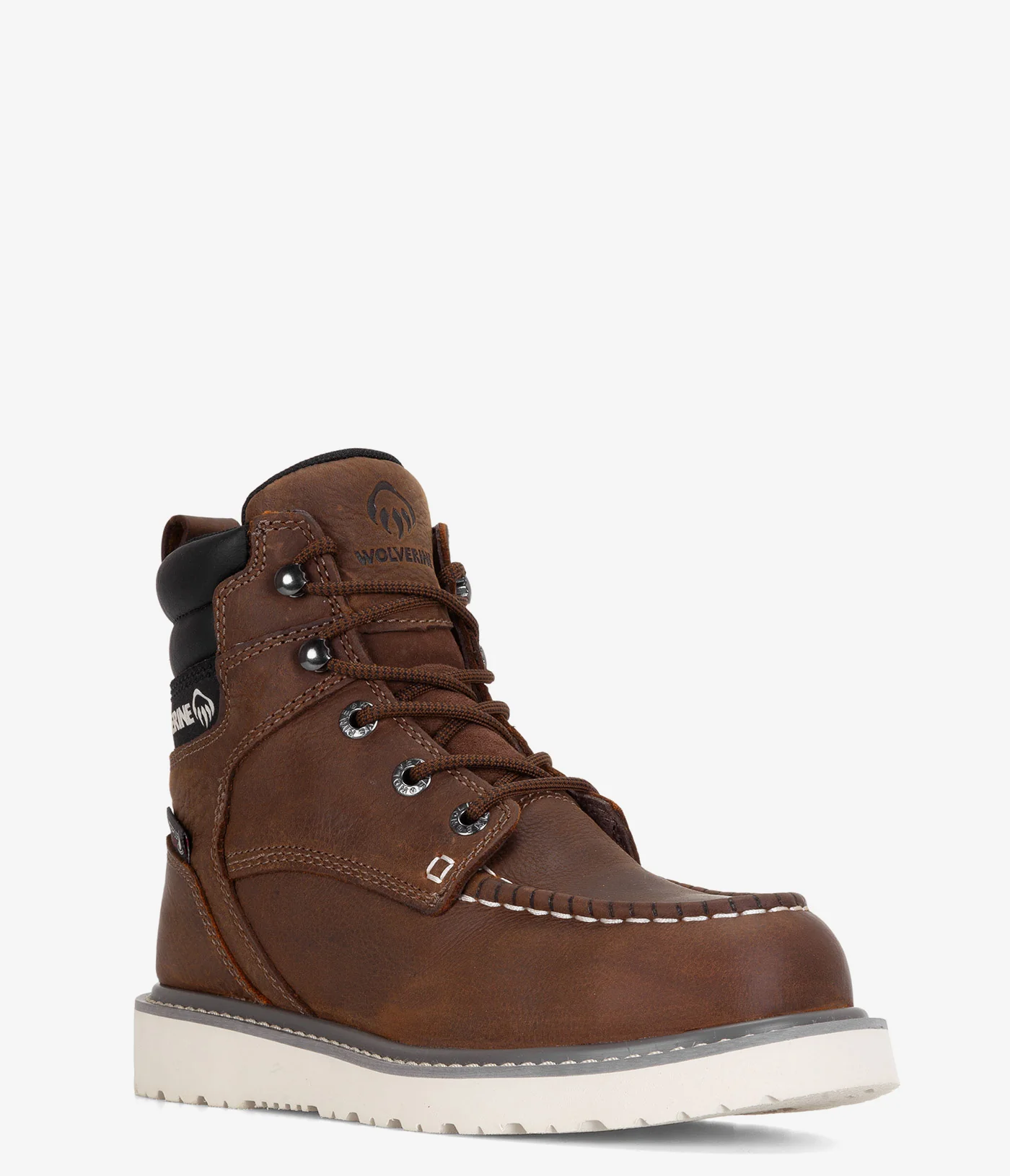 Wolverine Trade Wedge 6" Moc-Toe Steel Toe Waterproof Work Boot - Women - Image 3