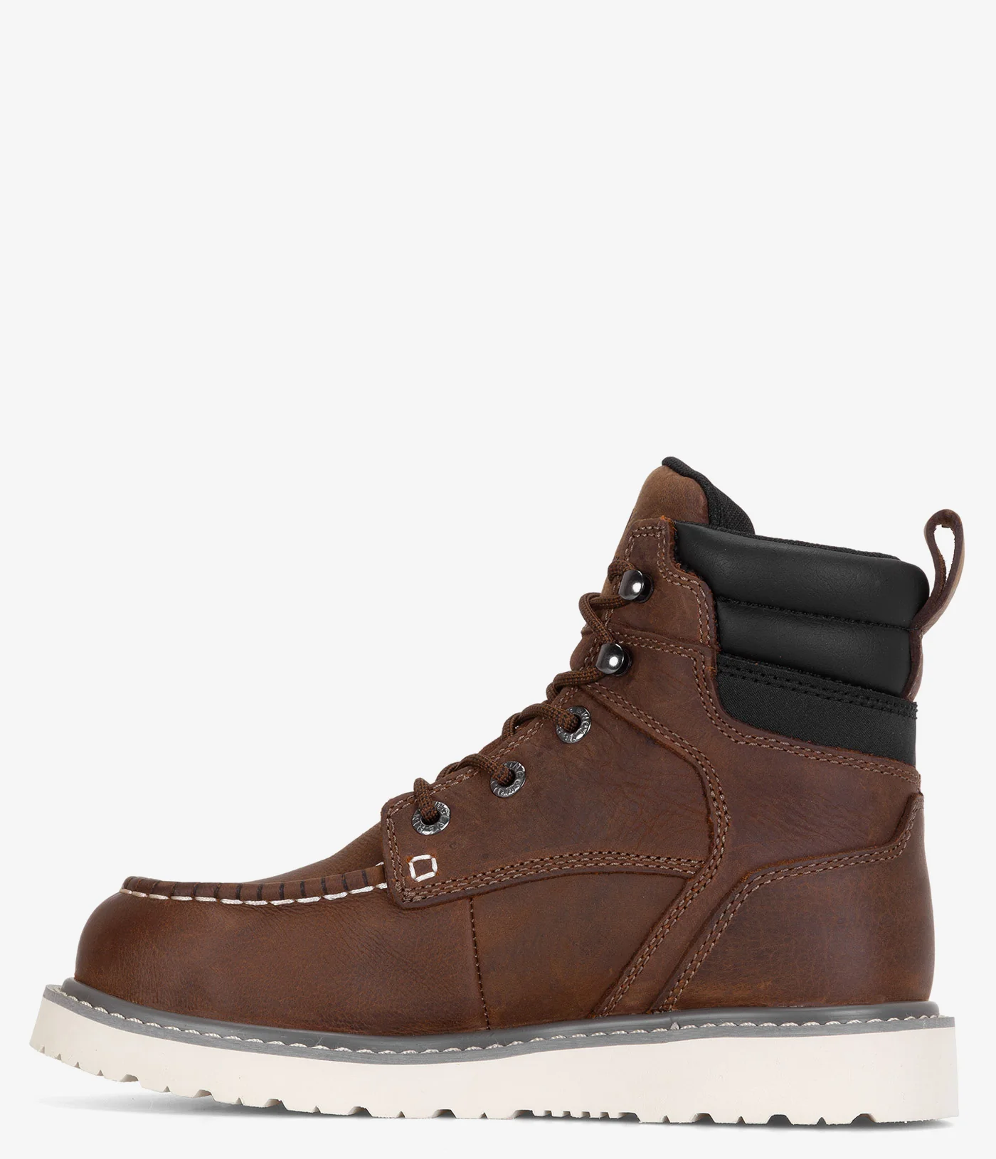 Wolverine Trade Wedge 6" Moc-Toe Steel Toe Waterproof Work Boot - Women - Image 4