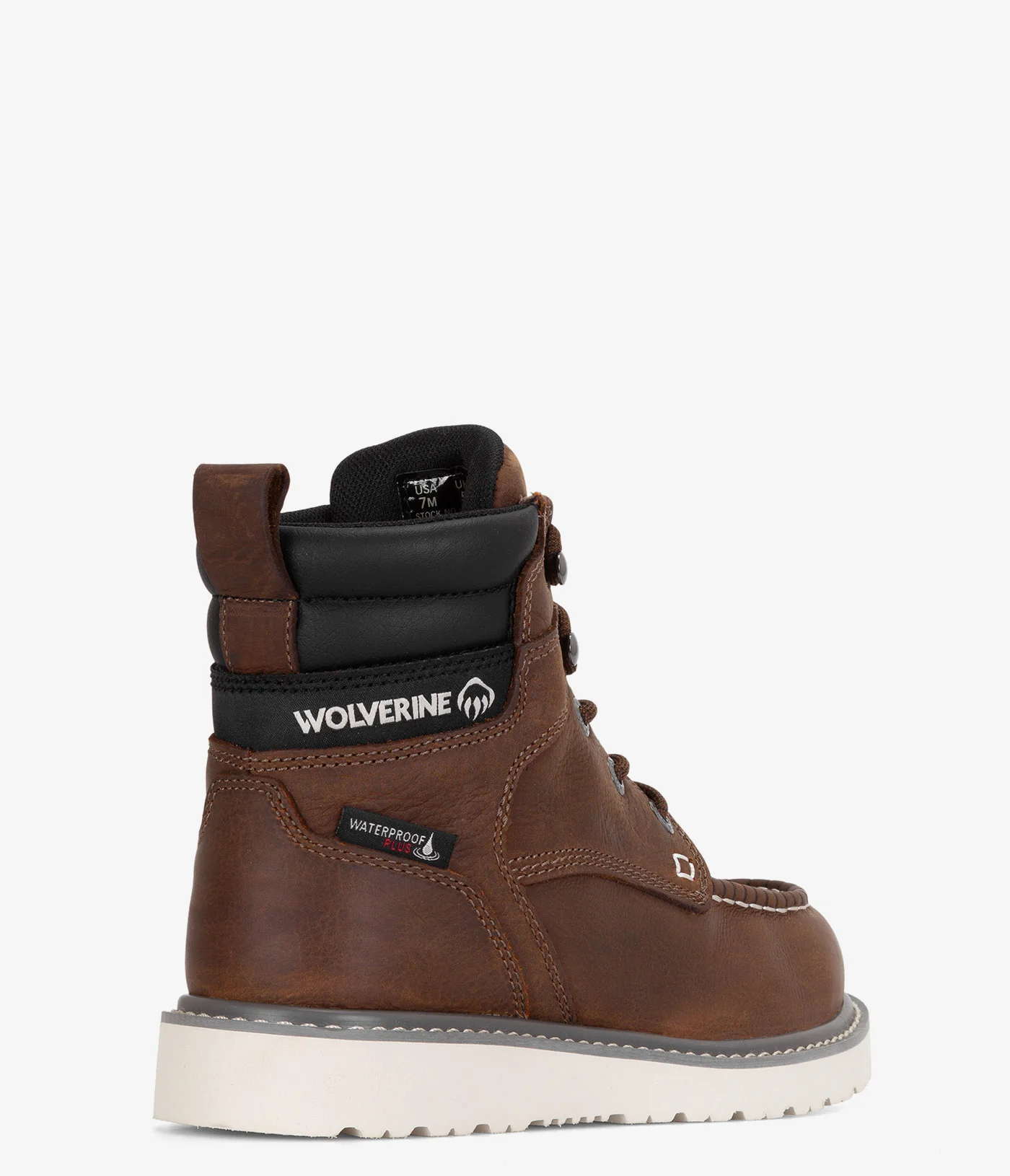 Wolverine Trade Wedge 6" Moc-Toe Steel Toe Waterproof Work Boot - Women - Image 5